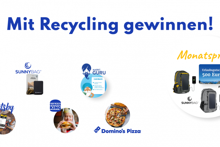 Wir verlosen regelmäßig coole Preise für richtiges Recycling!