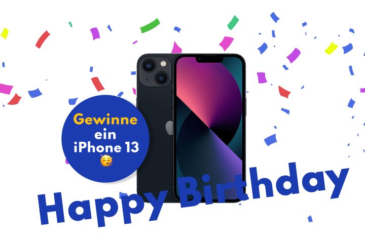 RecycleMich feiert Geburtstag: Jetzt ein iPhone 13 gewinnen!