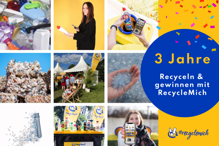 RecycleMich feiert 3 Jahre Ressourcenschonung